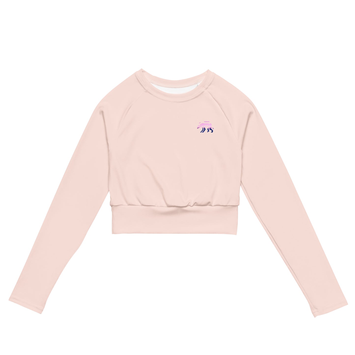 Women's Recycled long-sleeve crop top